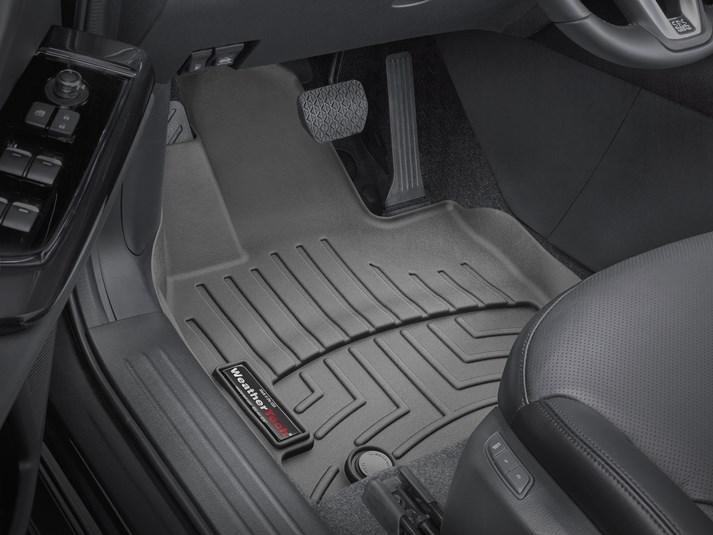 Ковры резиновые WeatherTech Mazda CX-9 2017+ передние черные фото