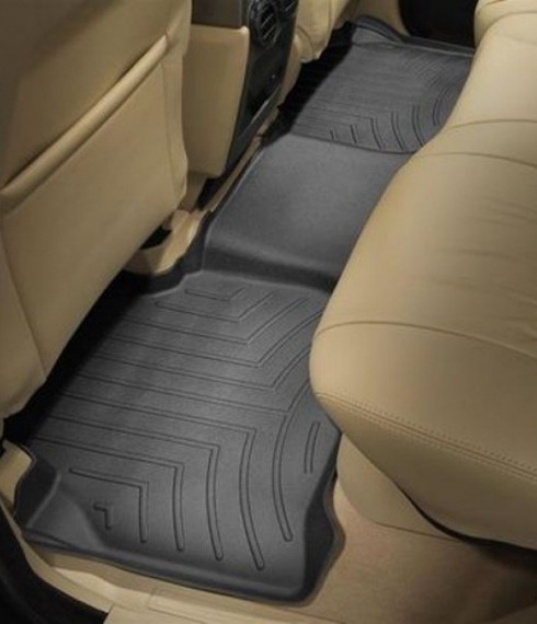 Ковры резиновые WeatherTech Range Rover Discovery 2004-2009 задние черные фото