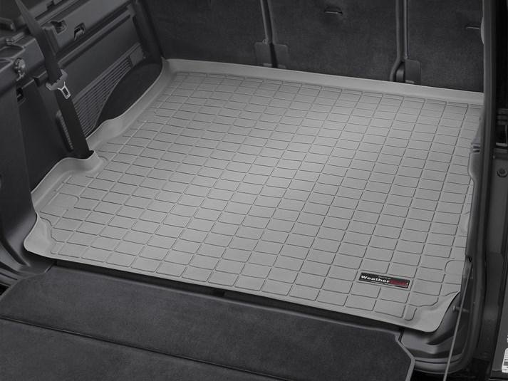 Коврик резиновый WeatherTech Range Rover Discovery 2004-2009 в багажник серый фото