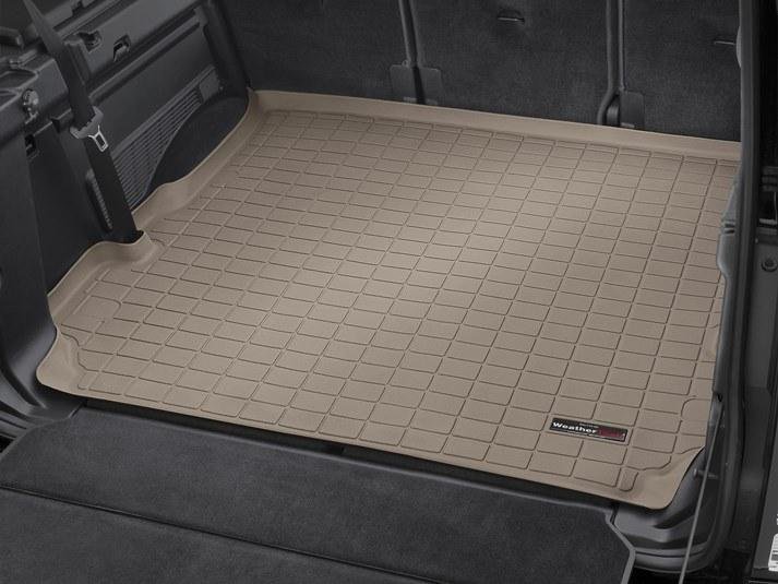 Коврик резиновый WeatherTech Range Rover Discovery 2004-2009 в багажник бежевый фото