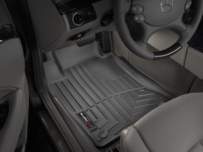 Ковры резиновые WeatherTech E-class 4 MATIC  2003-2009  передние черный фото