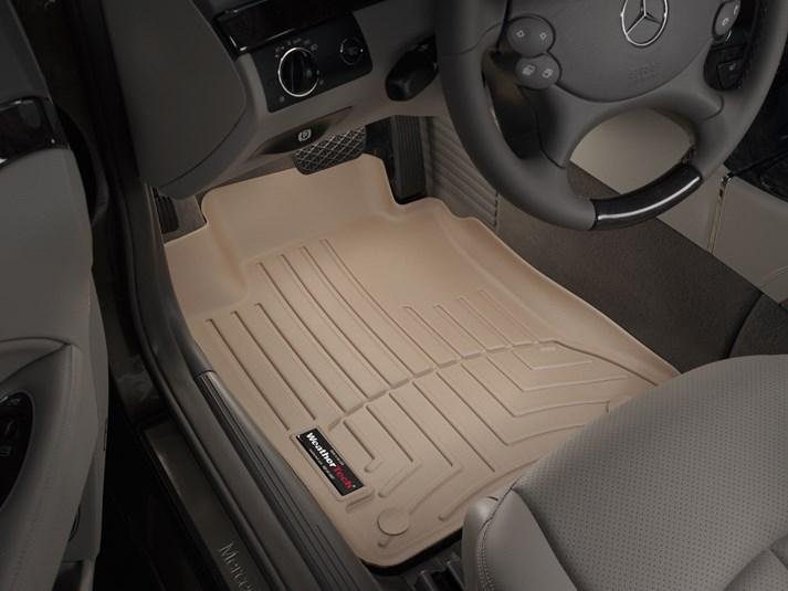 Ковры резиновые WeatherTech E-class 4 MATIC  2003-2009  передние бежевые фото