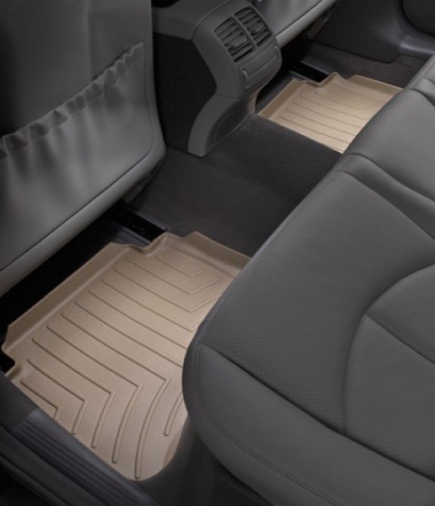 Ковры резиновые WeatherTech E-class   2003-2009  задние бежевые фото