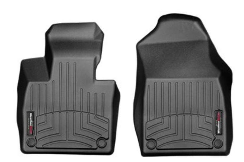 Ковры резиновые WeatherTech Audi E-Tron 2019+ передние черные фото