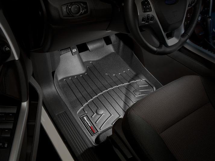 Ковры резиновые WeatherTech Ford Edge 2011-2015  передние черные фото