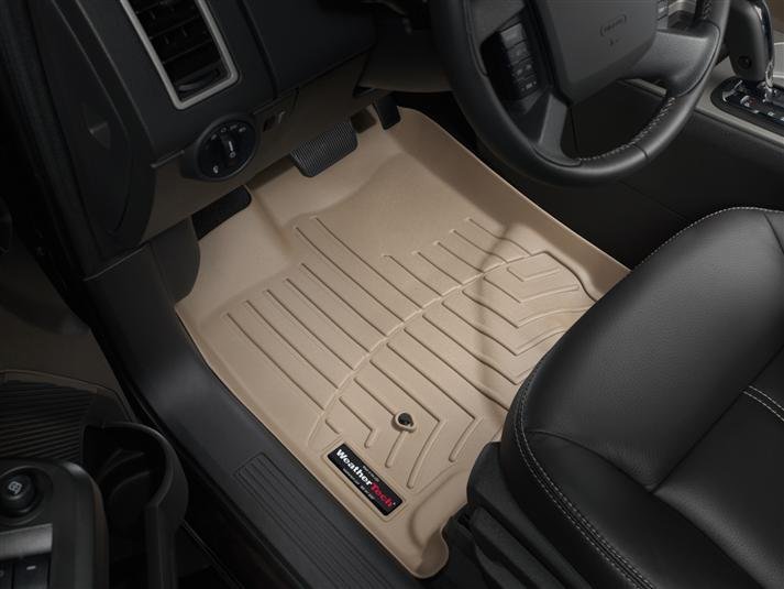 Ковры резиновые WeatherTech Ford Edge 2006-2010 передние бежевые фото