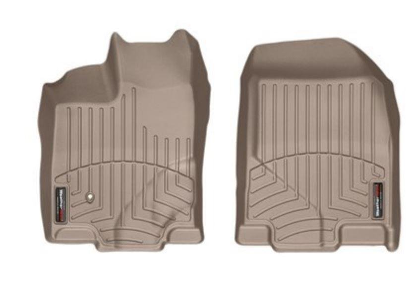 Ковры резиновые WeatherTech Ford Edge 2006-2010 передние бежевые фото