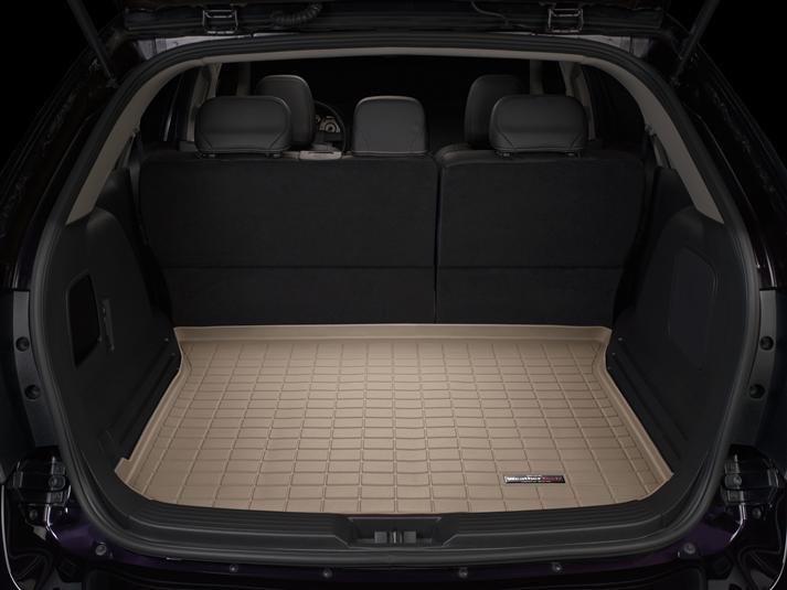 Ковер резиновый WeatherTech Ford Edge 2006-2015 в багажник бежевый фото