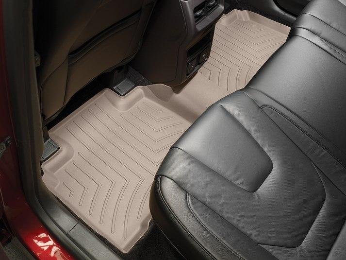 Ковры резиновые WeatherTech Ford Edge 16+ задние бежевые фото