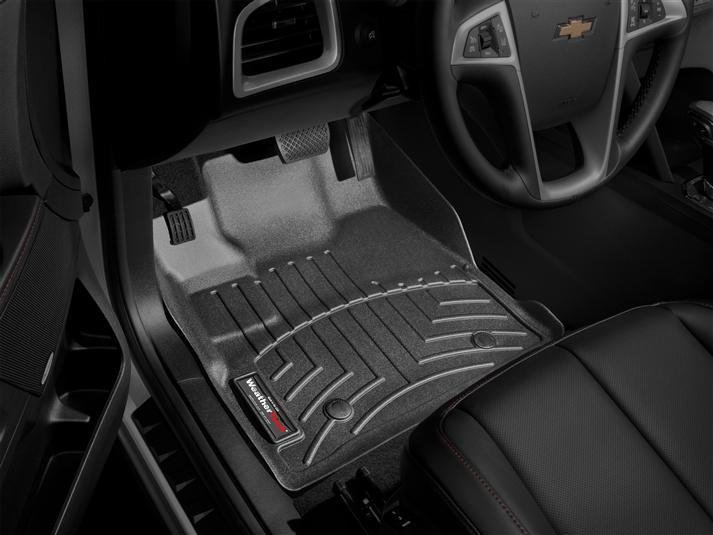 Ковры резиновые WeatherTech GMC Terrain 2009-2018  передние черные фото