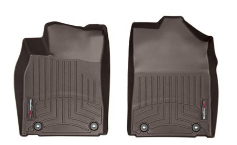 Ковры резиновые WeatherTech Lexus ES 2013-2015 передние какао фото