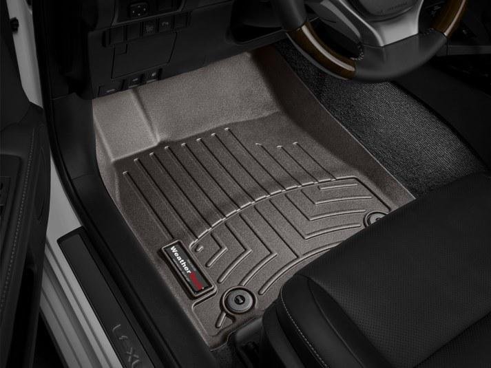 Ковры резиновые WeatherTech Lexus ES 2013-2015 передние какао фото