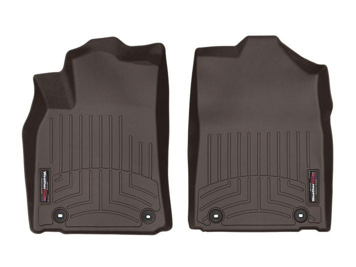 Ковры резиновые WeatherTech Lexus ES 2015-2018 передние какао фото
