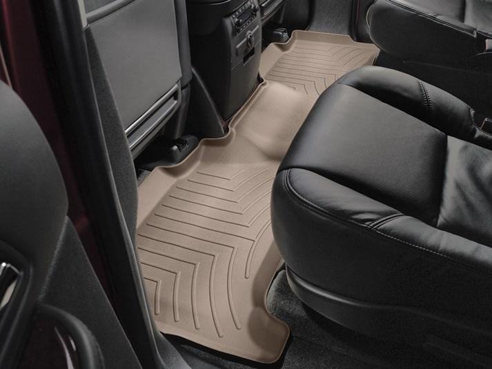 Ковры резиновые WeatherTech Cadillac Escalade 2007-2014 задний бежевый фото