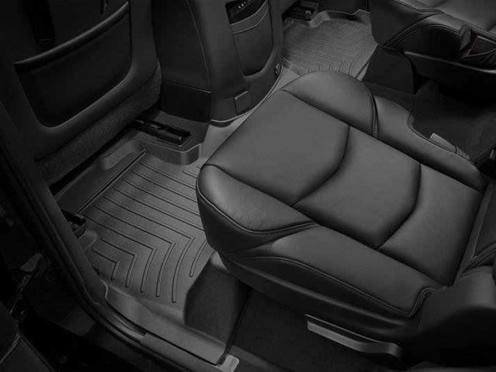 Ковры резиновые WeatherTech Cadillac Escalade 2015+ задний черный фото
