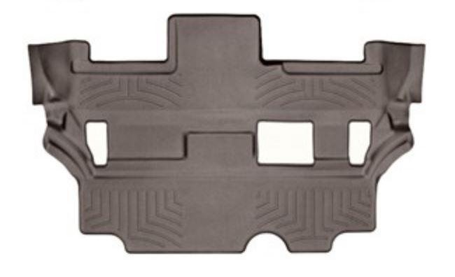 Ковры резиновые WeatherTech Cadillac Escalade 2015+ третий ряд какао фото