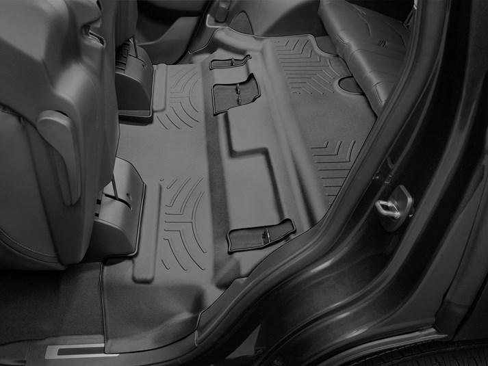 Ковры резиновые WeatherTech Cadillac Escalade 2015+  третий ряд черный фото
