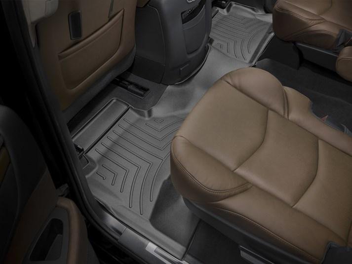 Ковры резиновые WeatherTech Cadillac Escalade ECV 2015+ задний черный фото