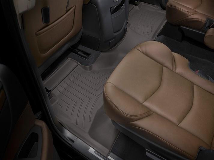 Ковры резиновые WeatherTech Cadillac Escalade ECV 2015+ задний какао фото