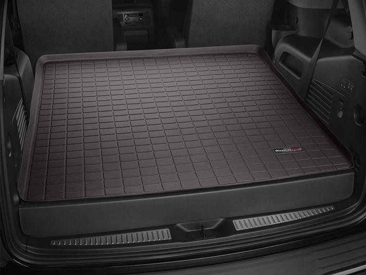 Ковры резиновые WeatherTech Chevrolet Tahoe 2015-2020  в багажник какао фото