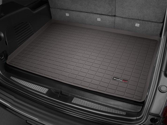 Ковры резиновые WeatherTech GMC Yukon XL 2015-2020 в багажник какао фото