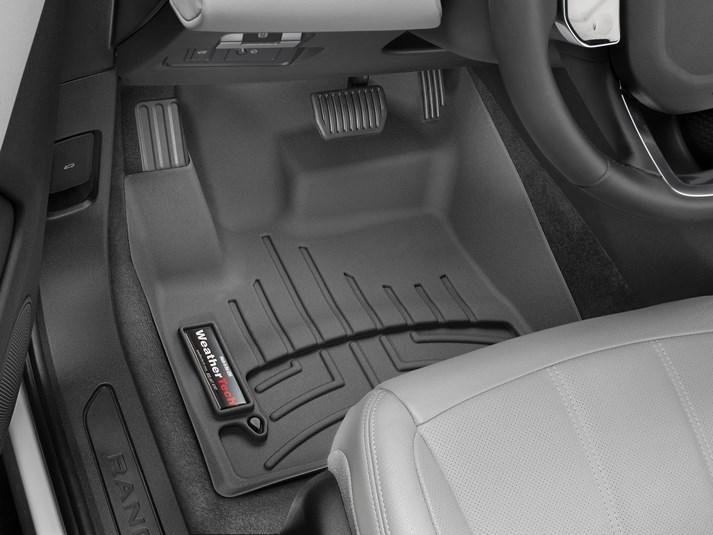 Ковры резиновые WeatherTech Range Rover Evoque  2019+  передние  черные фото