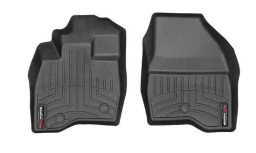 Ковры резиновые WeatherTech Ford Explorer 2017-2019 передние черные фото