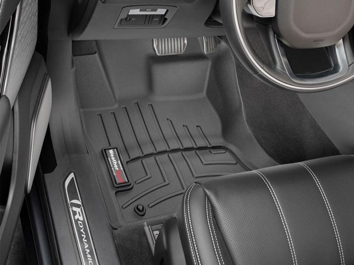 Ковер резиновый WeatherTech Jaguar F-Pace 2017+передние  черные фото