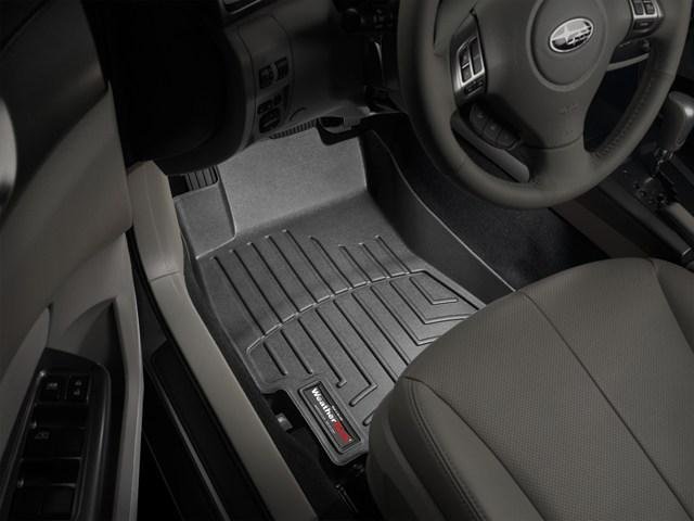 Ковры резиновые WeatherTech Subaru Forester 2008-2012  передние черные фото