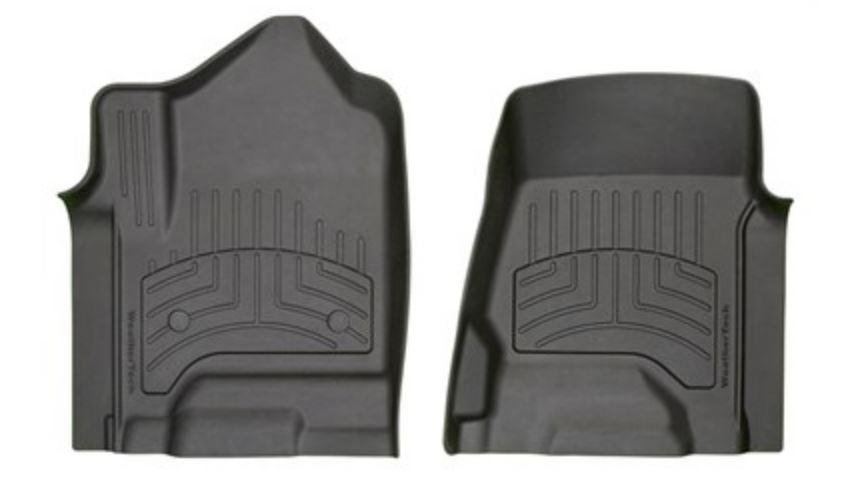 Ковры резиновые WeatherTech Subaru Forester 2013-2018  передние черные 3D фото
