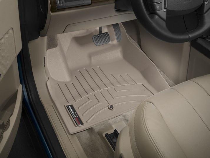 Ковер резиновый WeatherTech  Freelander 2006-2013 передние  бежевые фото
