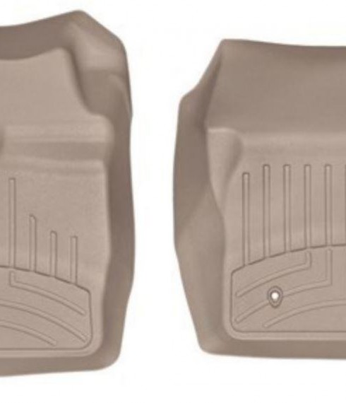 Ковер резиновый WeatherTech  Freelander 2013-2015 передние бежевые фото
