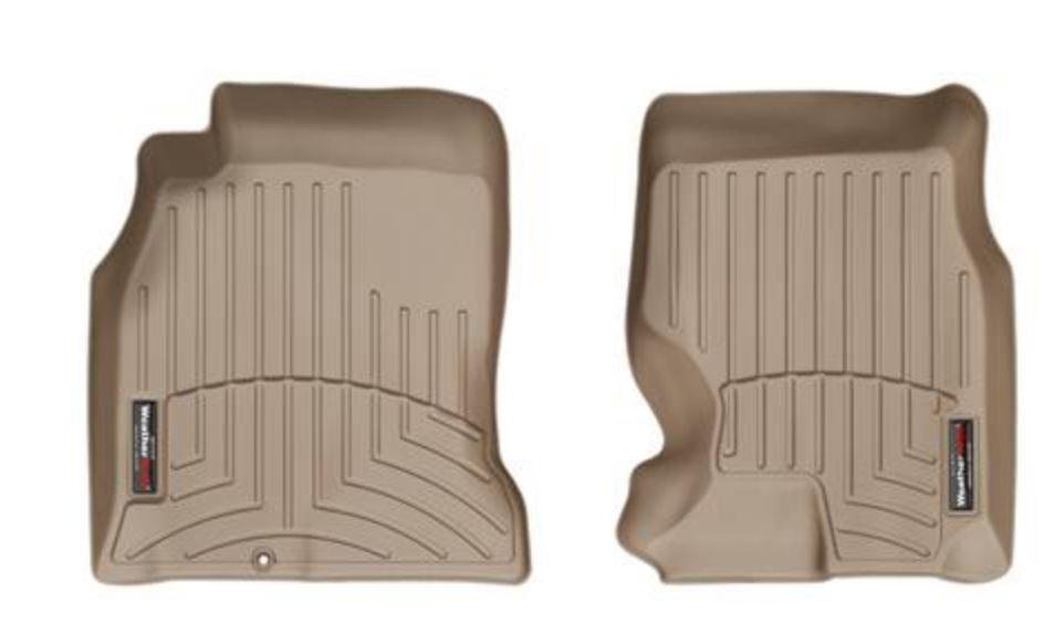 Ковры резиновые WeatherTech Infiniti FX  2003-2009  передние бежевые фото