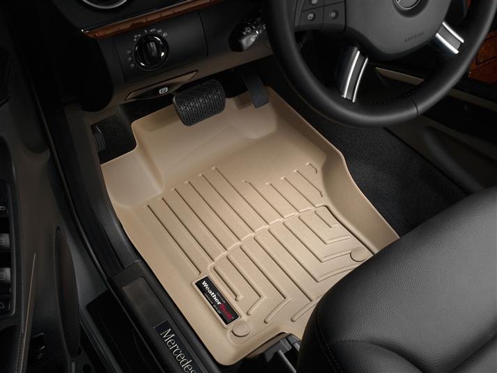 Ковры резиновые  WeatherTech MB GL  2006-2012 передние бежевые фото