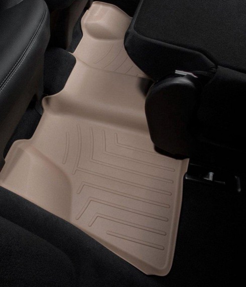 Ковры резиновые  WeatherTech MB GL  2006-2012 третий ряд бежевые фото