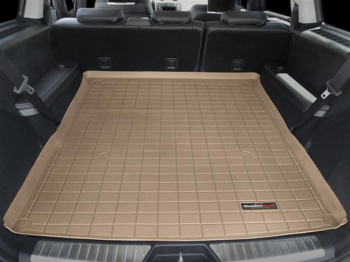 Ковер резиновый WeatherTech MB GL 2006-2012  в багажник бежевый фото