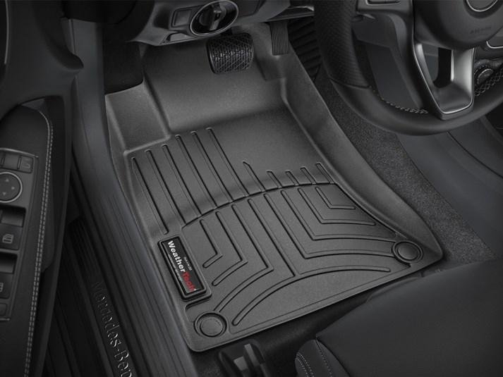 Ковры резиновые WeatherTech Mercedes A Class 2013-2018 передние черные фото