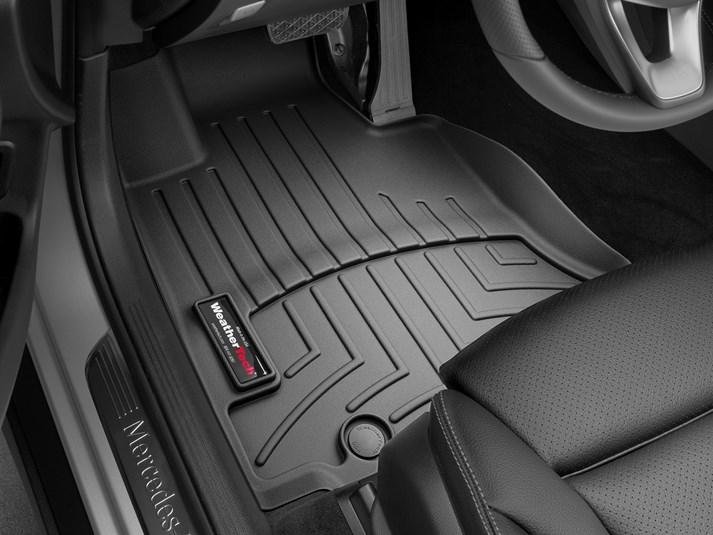 Ковры резиновые WeatherTech Mercerdes  GLC 2016+ передние черные фото