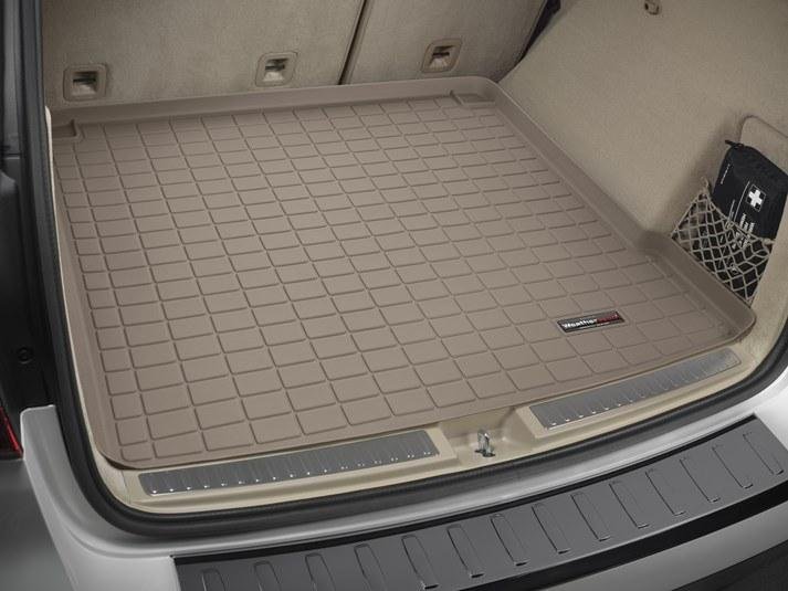 Ковер резиновый WeatherTech MB GLE  2015-2019  в багажник бежевый фото