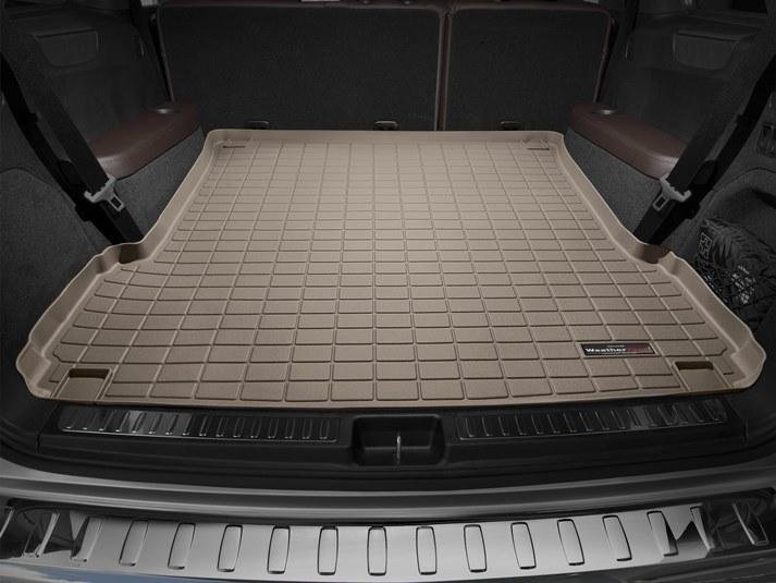 Ковер резиновый WeatherTech MB GL 2013-2015  в багажник бежевый фото