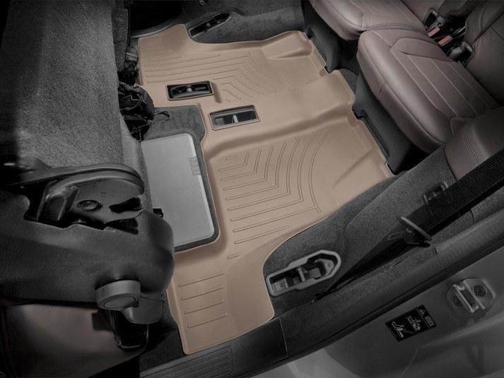 Ковры резиновые WeatherTech MB GL 2013-2015   третий ряд бежевый фото