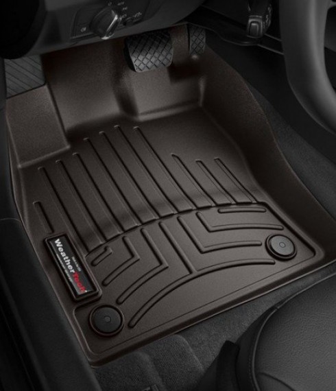 Ковры резиновые WeatherTech  Skoda  Octavia A7 2013-2020 передние какао фото