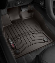 Ковры резиновые WeatherTech  Skoda Superb 2015-2020 передние какао фото