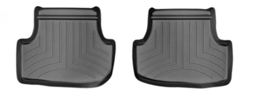 Ковры резиновые WeatherTech Seat Leon 2013+  задние  черные фото