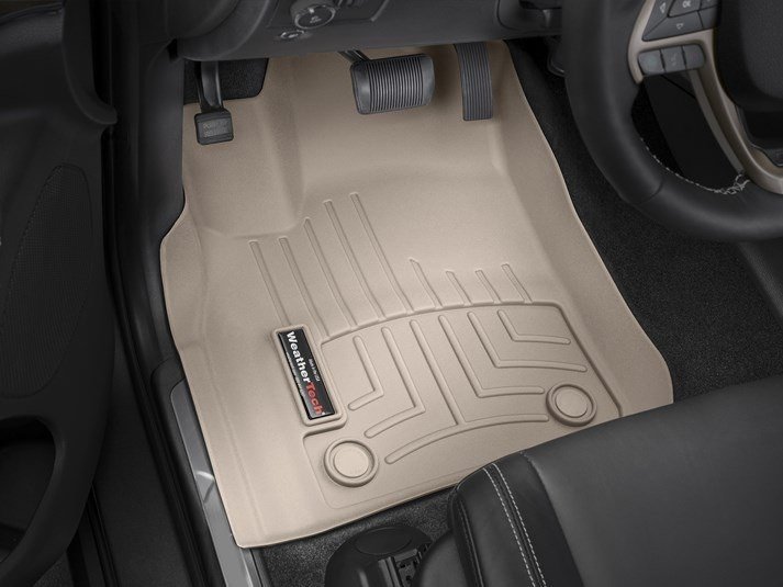 Ковры резиновые WeatherTech Dodge Durango 2016+ передние бежевые фото