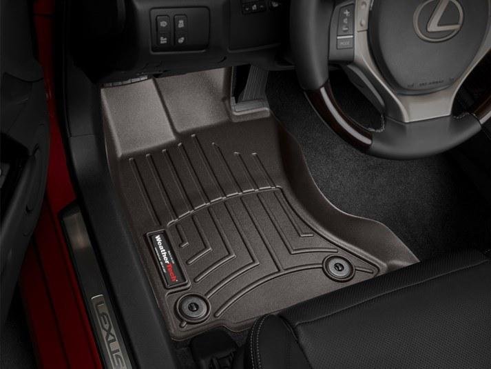 Ковры резиновые WeatherTech Lexus GS AWD 2013+ передние какао фото