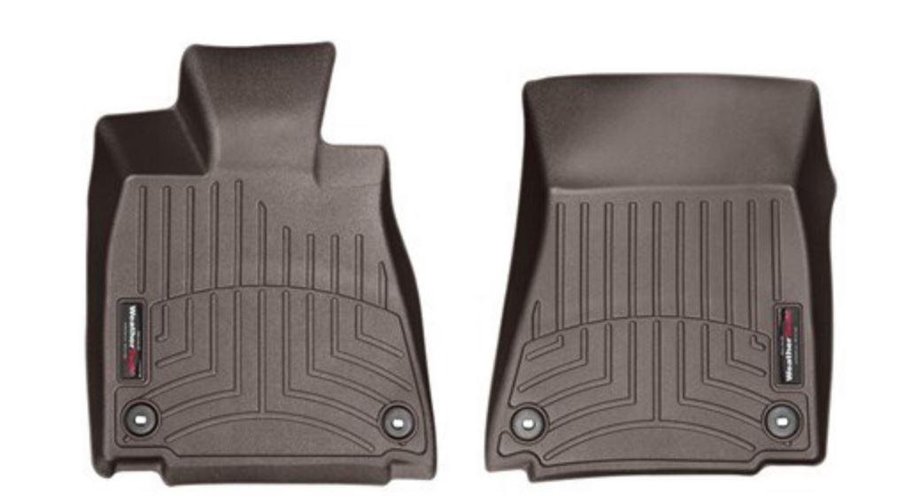Ковры резиновые WeatherTech Lexus GS AWD 2013+ передние какао фото