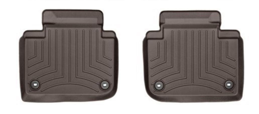 Ковры резиновые WeatherTech Lexus GS  2013+ задние какао фото