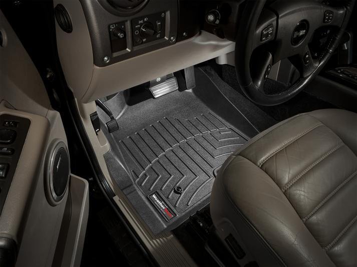 Ковры резиновые WeatherTech Hummer H2 передние черные фото