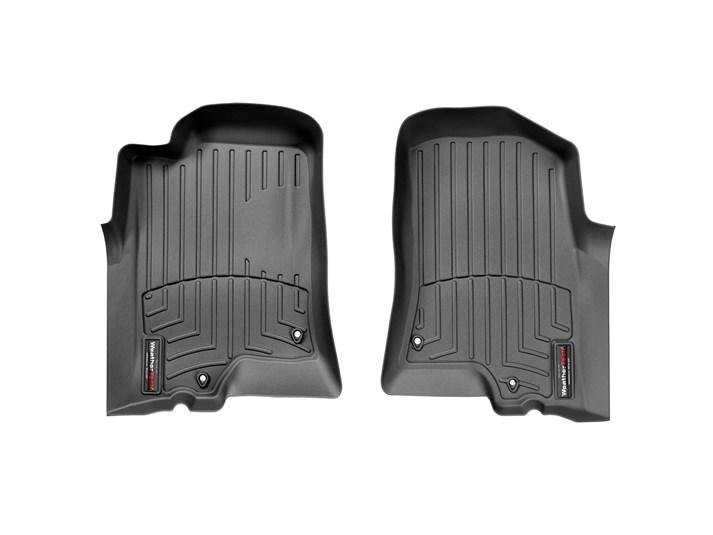 Ковры резиновые WeatherTech Hummer H3 передние черные фото
